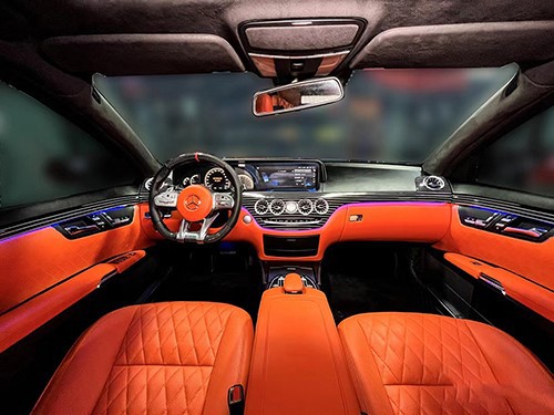 Mercedes-Benz S-class W221 upgrade interior