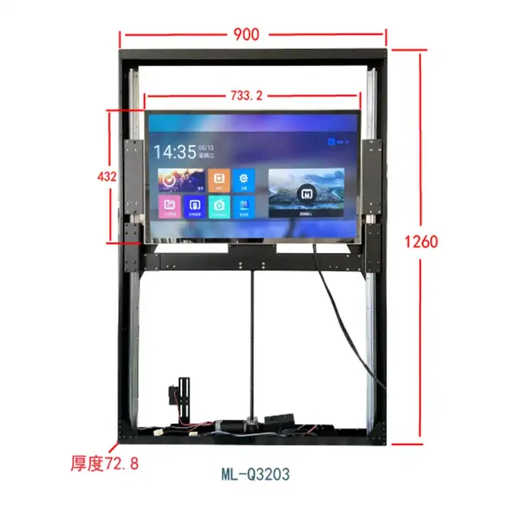 Lifting TV for luxury car interior accessories Lifting TV for luxury car interior accessories