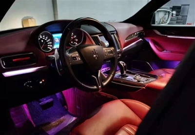 Maserati Levante, İç Mekanın Değerini Zenginleştirmek İçin 64-renkli Ambiyans...