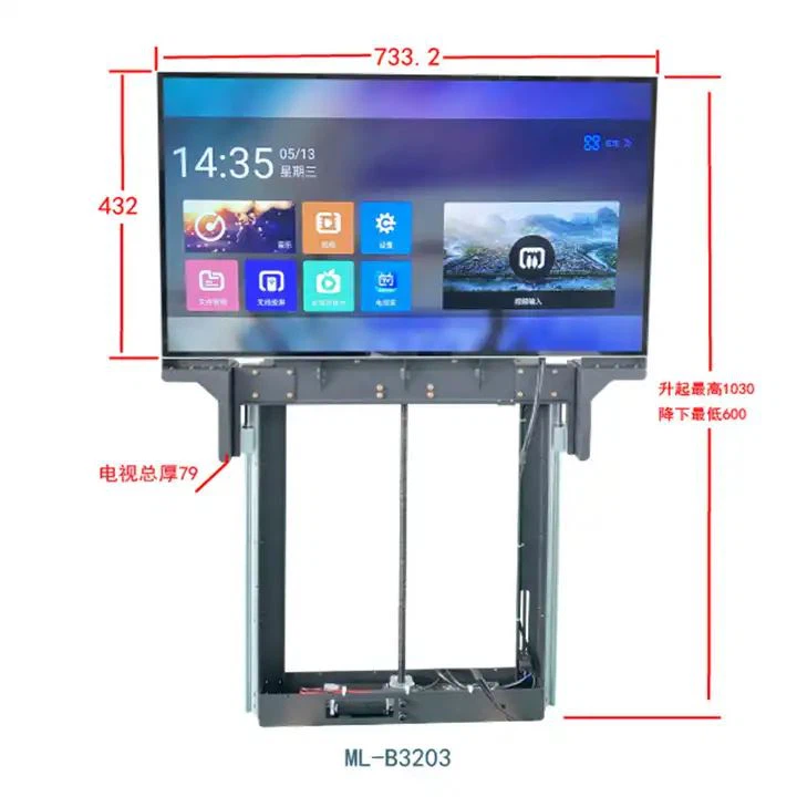V Sınıfı W447 Vito İçin Dokunmatik Ekranlı Yukarı ve Aşağı Kaldırmalı Toptan Araba Tv Bölmesi