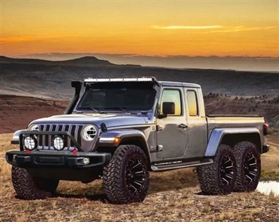 2020 Jeep Gladiator 6x6 Modifiye Versiyona Yükseltilebilir.